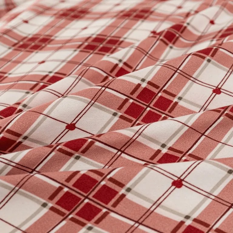 Obliečky z mikrovlákna TARTAN HEART farebné Rozmer obliečky: 2 ks 70 x 90 cm | 200 x 220 cm