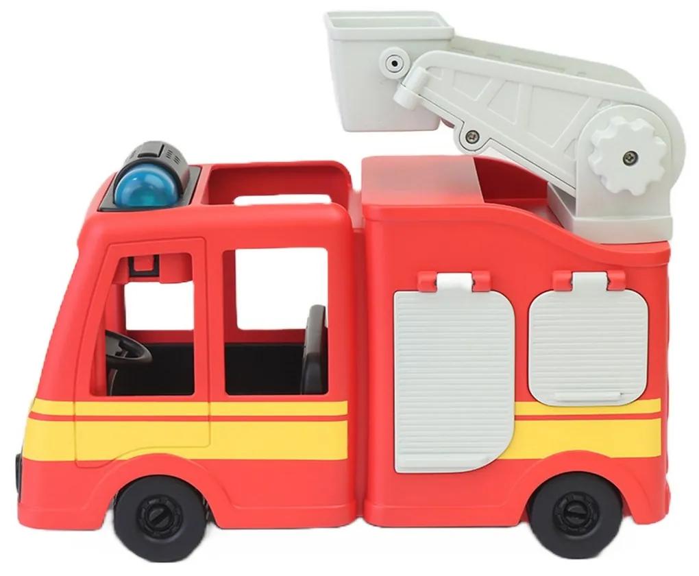 Bingův hasičský vůz  - svítí a vydává zvuky, 24 x 11 x 20 cm