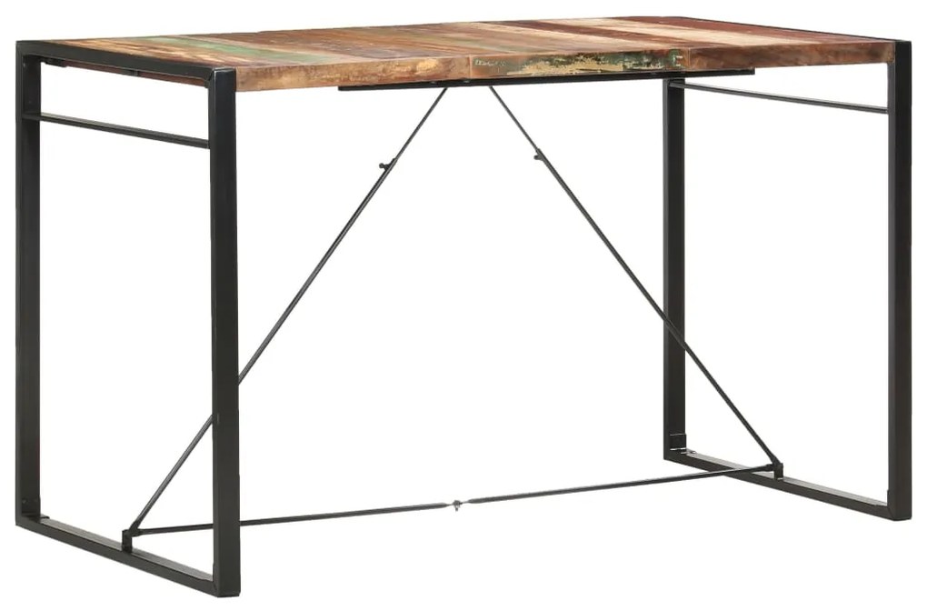 Barový stolík 180x90x110 cm masívne recyklované drevo 285961