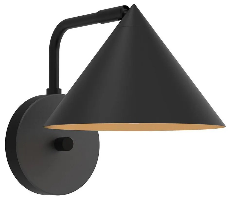 Alora Mood ALM-REMYCK-1WB-BK - Nástenné svietidlo REMYCK 1xE27/60W/230V čierne