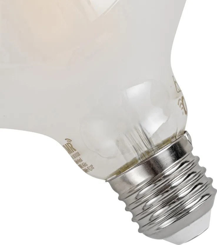 Sada 5 ks Inteligentné stmievateľné LED žiarovky E27 G95 matné 7W 806lm 2700-6500K