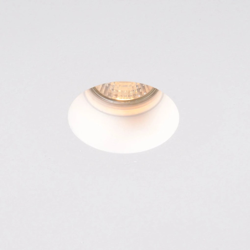 Inteligentné zapustené bodové svietidlo biele 13 cm okrúhle vrátane Wifi GU10 50 mm - Gypsy
