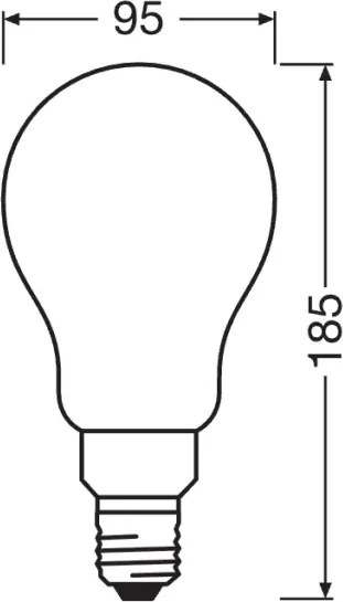 LED Stmievateľná žiarovka STAR E27/24W/230V 2700K - Osram