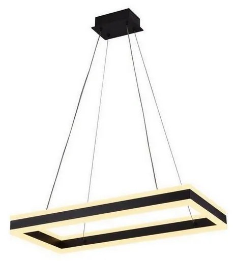 LED Stmievateľný luster na lanku LED/80W/230V 3000-6500K + diaľkové ovládanie