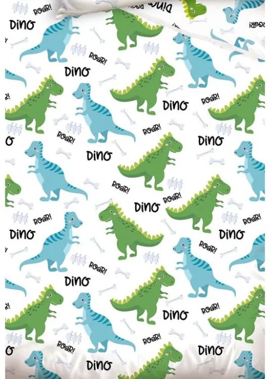 Obliečky do postieľky Dinosaurí kamaráti 100x135/40x60 cm