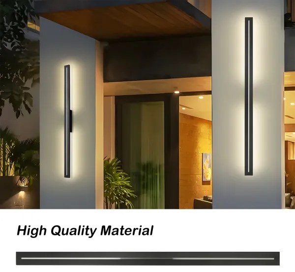 Brilagi - LED vonkajšie nástenné svietidlo LINEO LED/24W/230V 3000K IP65 čierne