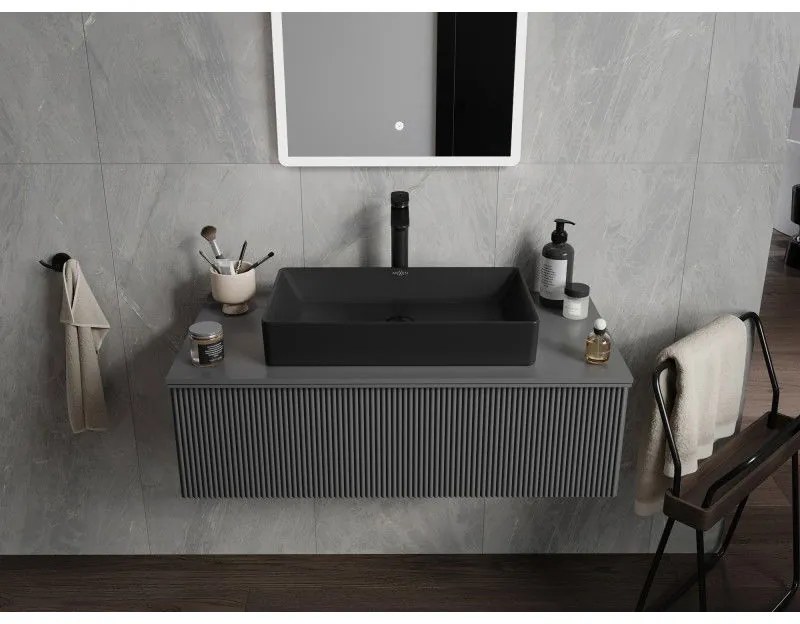Mexen NADIA umývadlo, 60 x 35 cm, čierna matná, 21616085