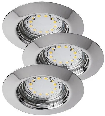 Rabalux LED zápustné bodové svietidlo Lite 3x3W | 720lm | 3000K | IP40 - set 3 svietidiel, 1047