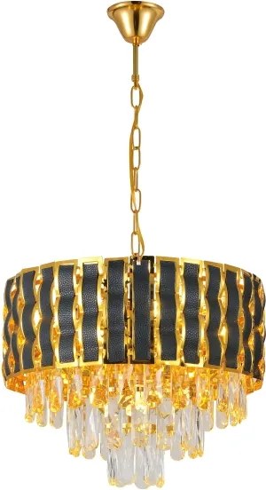 Brilagi - Luster na reťazi CRISTAL 5xE14/40W/230V priemer 38 cm