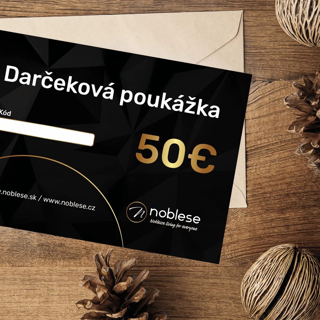 Darčekový poukaz v hodnote 50€ - tlačená verzia