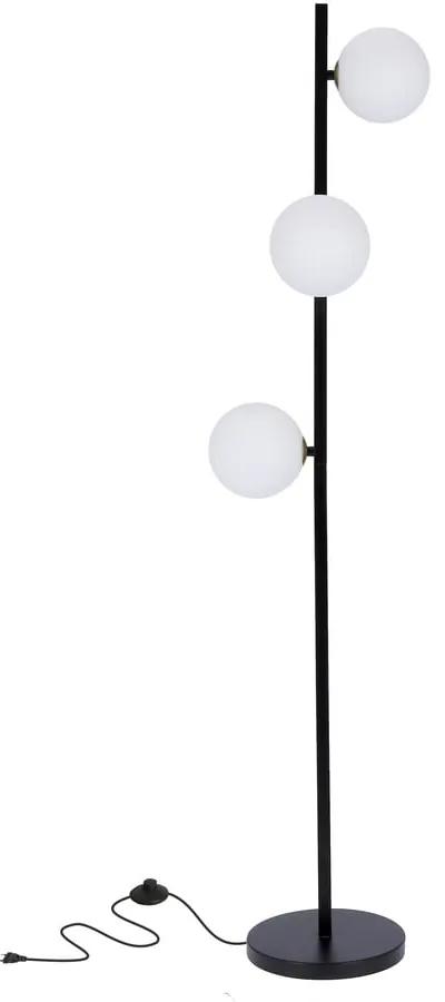 Čierna stojacia lampa (výška 150 cm) Kama - Candellux Lighting