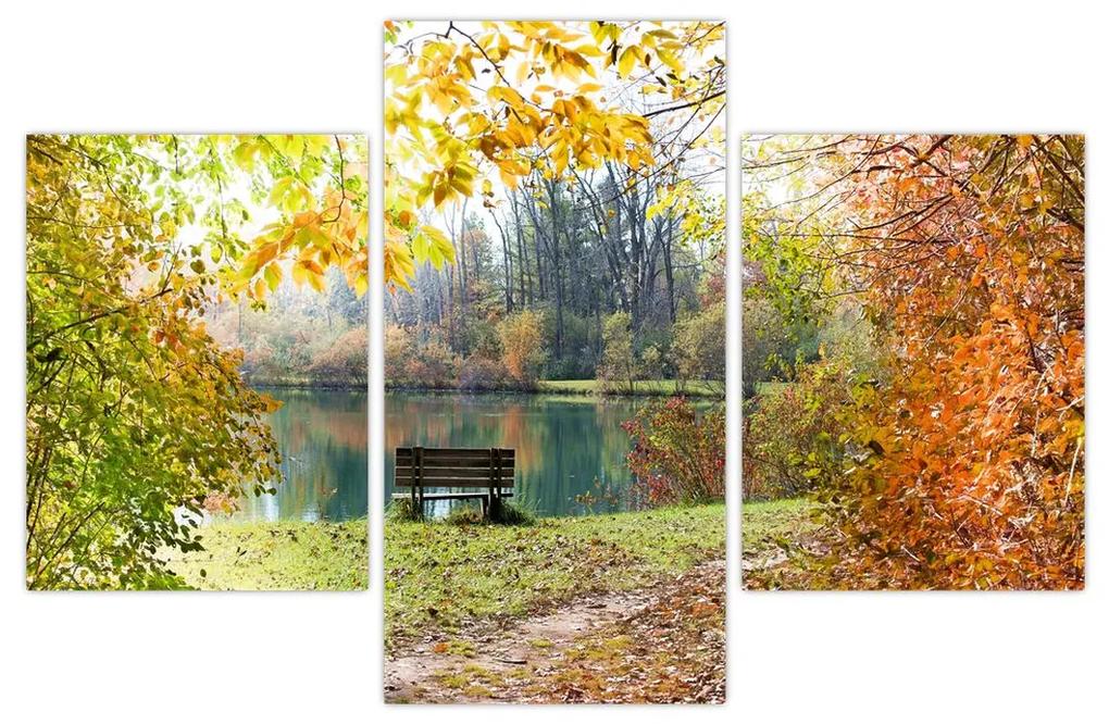 Obraz rybníka (90x60 cm)
