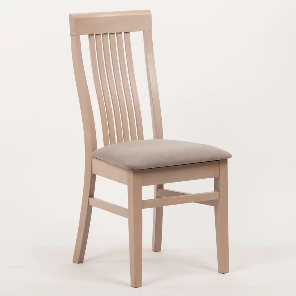 Stima Buková jedálenská stolička Takuna Vyberte odtieň ->: Buk, Vyberte látku ->: VELVET antracite 62