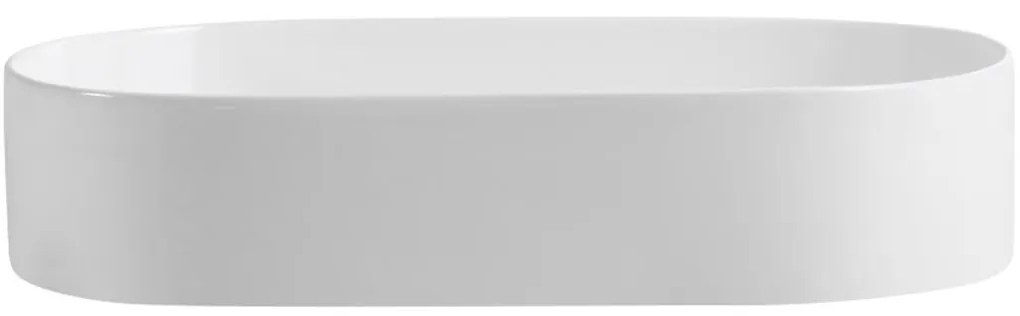 Cerano Federico, keramické umývadlo na dosku 600x380x130 mm, biela lesklá, CER-CER-417185