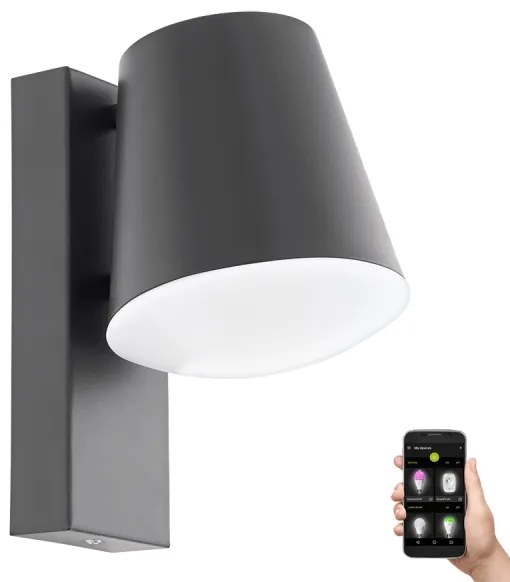 Eglo 97482 - LED Stmievateľné vonkajšie svietidlo CALDIERO-C 1xE27/9W/230V IP44