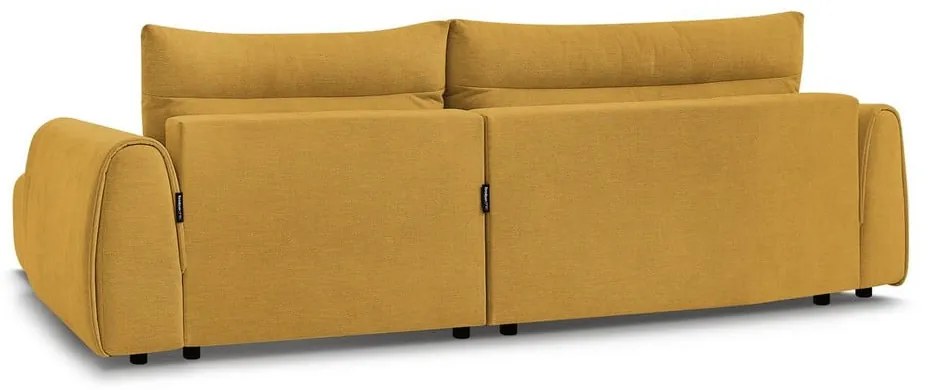 Okrovožltá rohová pohovka Aden – Bobochic Paris