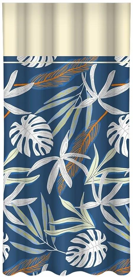 Elegantné závesy so vzorom palmových listov