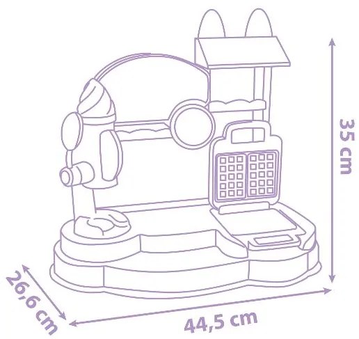 Smoby Gabinin kúzelný domček zmrzlináreň/kuchyňa (zmrzlináreň)  (100392189)