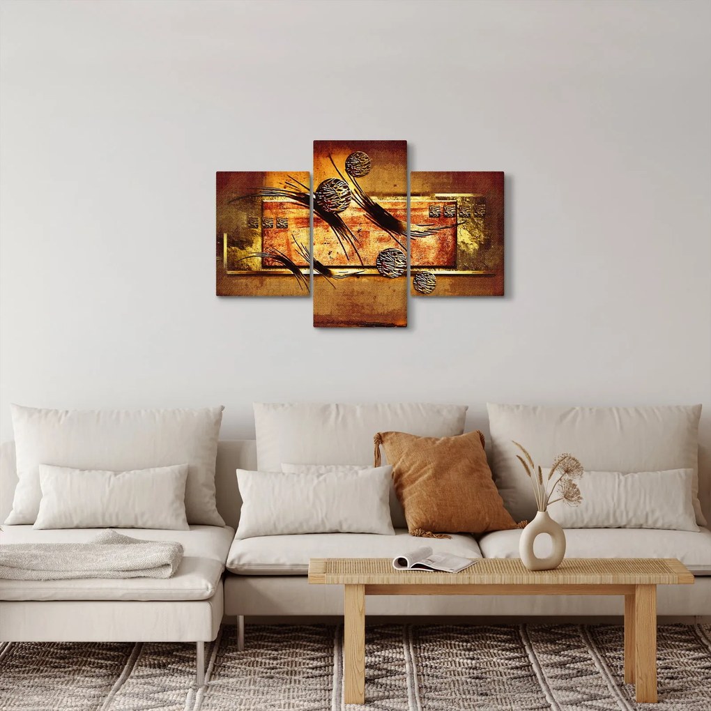 Obraz abstrakcie (90x60 cm)