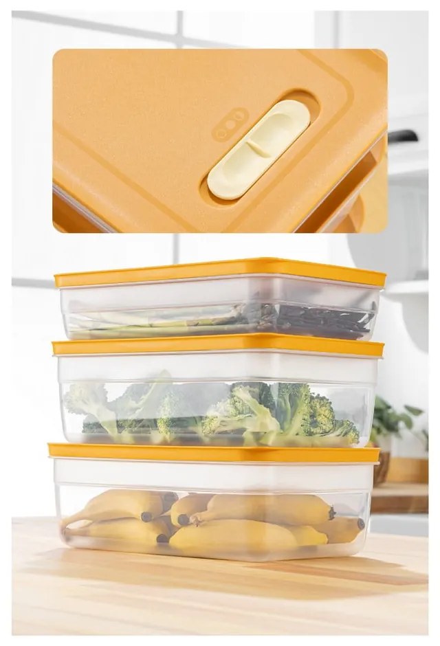 Potravinové škatuľky v súprave 3 ks – Hermia