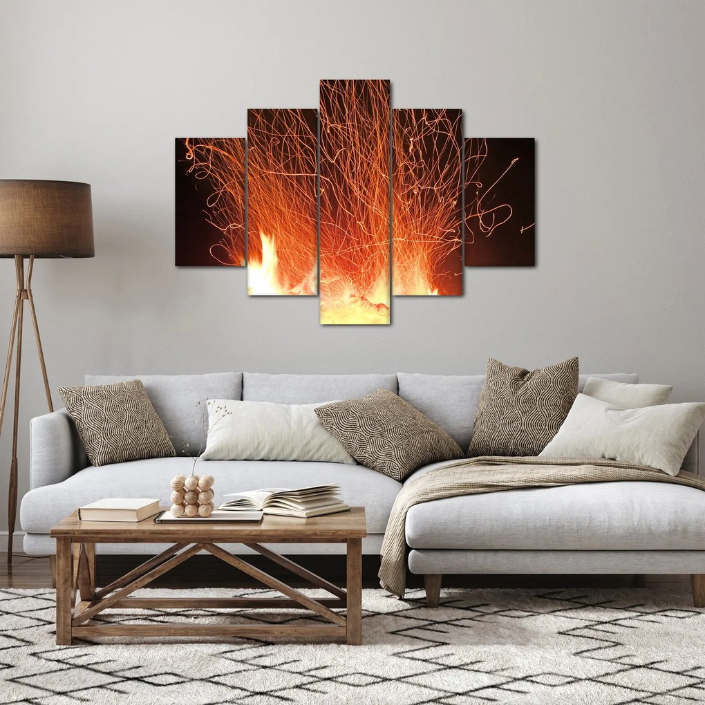 Obraz ohňa (150x105 cm)