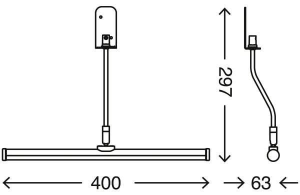 Briloner 2058-018 - LED Kúpeľňové osvetlenie zrkadla SPLASH LED/5,5W/230V IP23