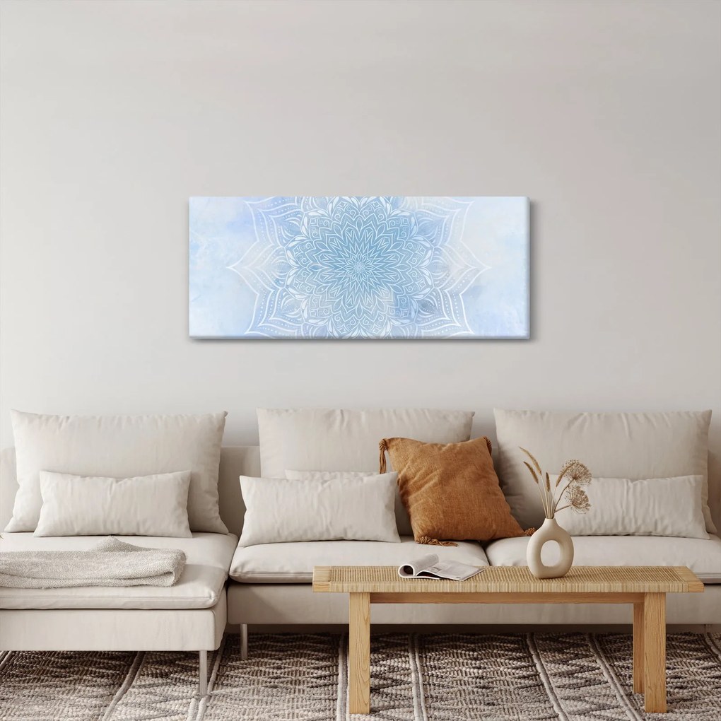 Obraz - Zimná mandala (120x50 cm)
