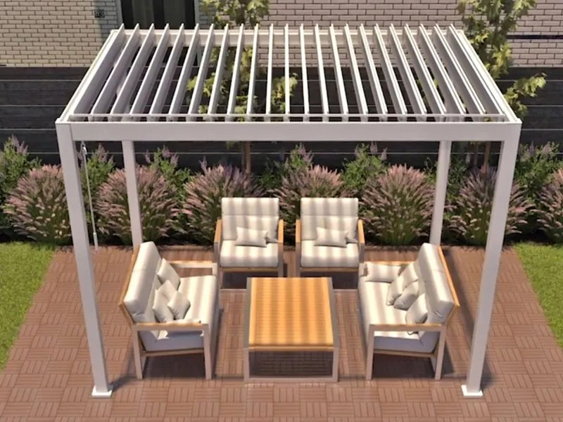 Reflect pergola biela 3x4 m