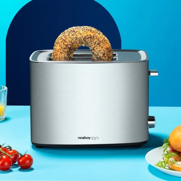 Niceboy ION Cruncher C4 - Hriankovač s dvomi otvormi a rozpekačom 850W/230V nerez