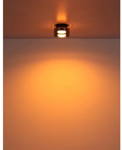 Globo 16055DS - LED Stropné svietidlo HIGGINS 1xGX53/6W/230V pr. 13 cm čierna