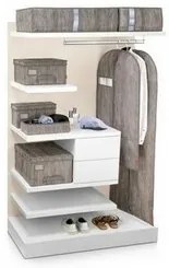 Tescoma Obal na šaty FANCY HOME, 150 x 60 cm, cappuccino, L