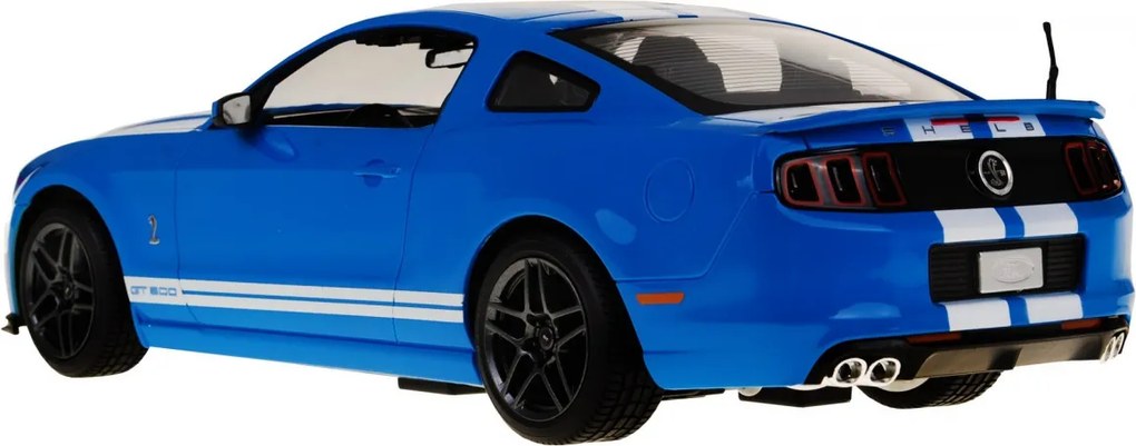 Ford Shelby Mustang GT500 modrý RASTAR 1:14 RC auto na diaľkové ovládanie + ovládač