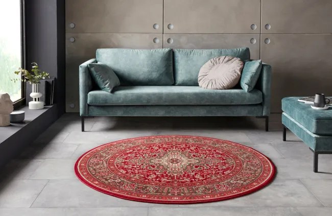 Koberec Hanse Home Mirkan Skazar Isfahan oriental, červený kruh