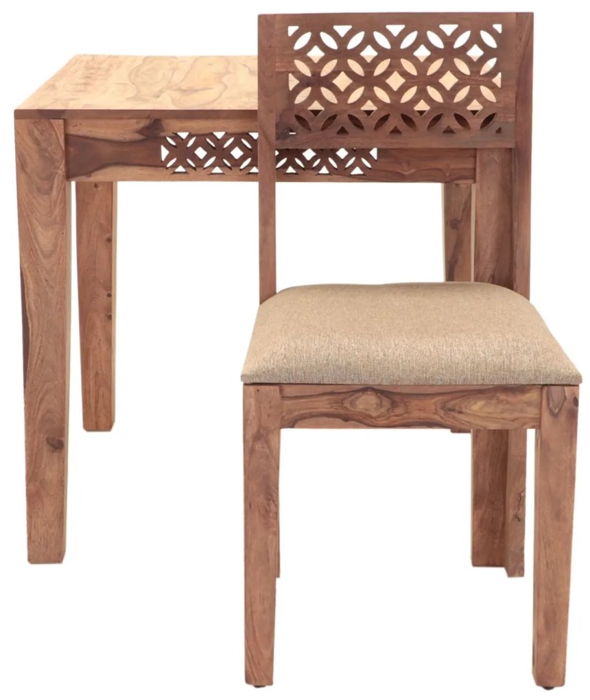 furniture-nabytek.cz - Jídelní set pro 2 osoby z masivního palisandrového dřeva