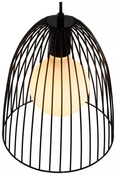 Lucide 74417/01/30 - Luster na lanku MACARONS 1xE27/40W/230V pr. 24,5 cm čierna