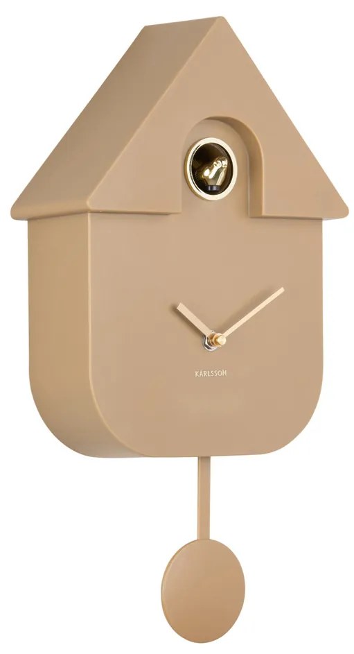 Nástenné hodiny Modern Cuckoo Oro Karlsson KA6094BR, 41cm