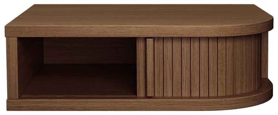Hnedý nočný stolík v dekore orecha Farsta – Woodman