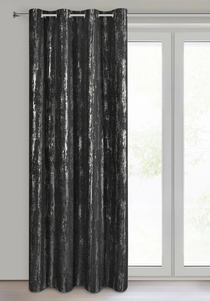 ZÁVES NA KRÚŽKOCH LIBI 140X250 CM VZOROVANÁ