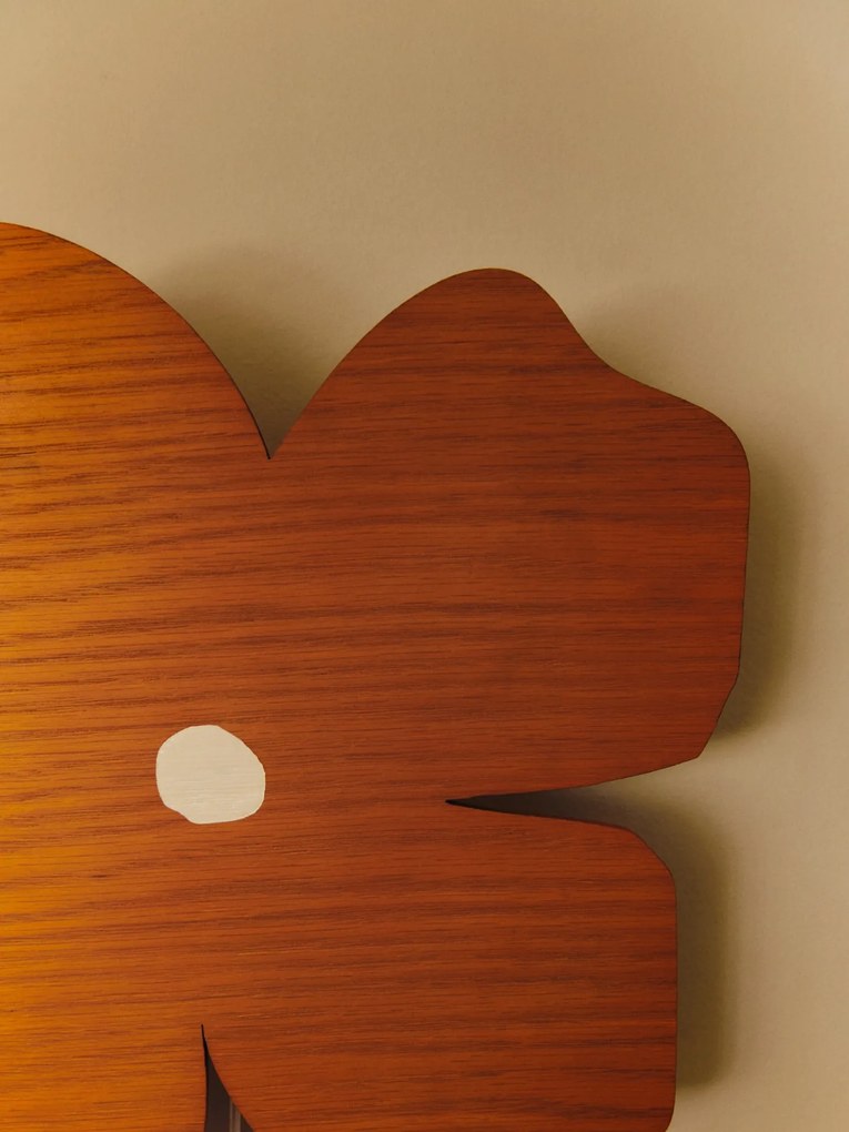 Ferm Living Nástenná lampička Poesie Brown Clay