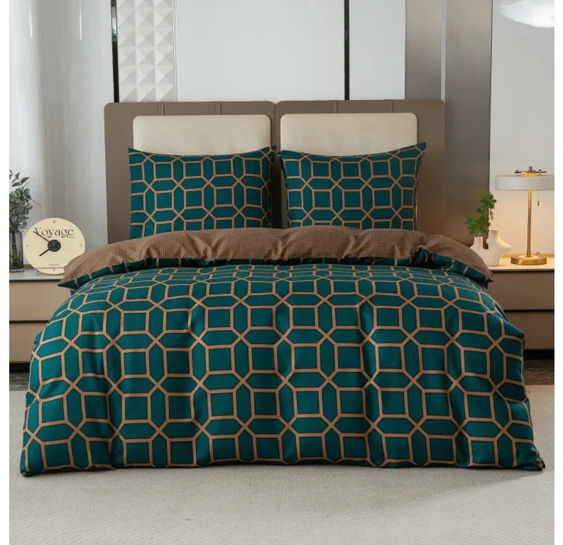 Mikroflanelové obliečky KERNAL zelené Rozmer obliečky: 70 x 80 cm | 140 x 200 cm