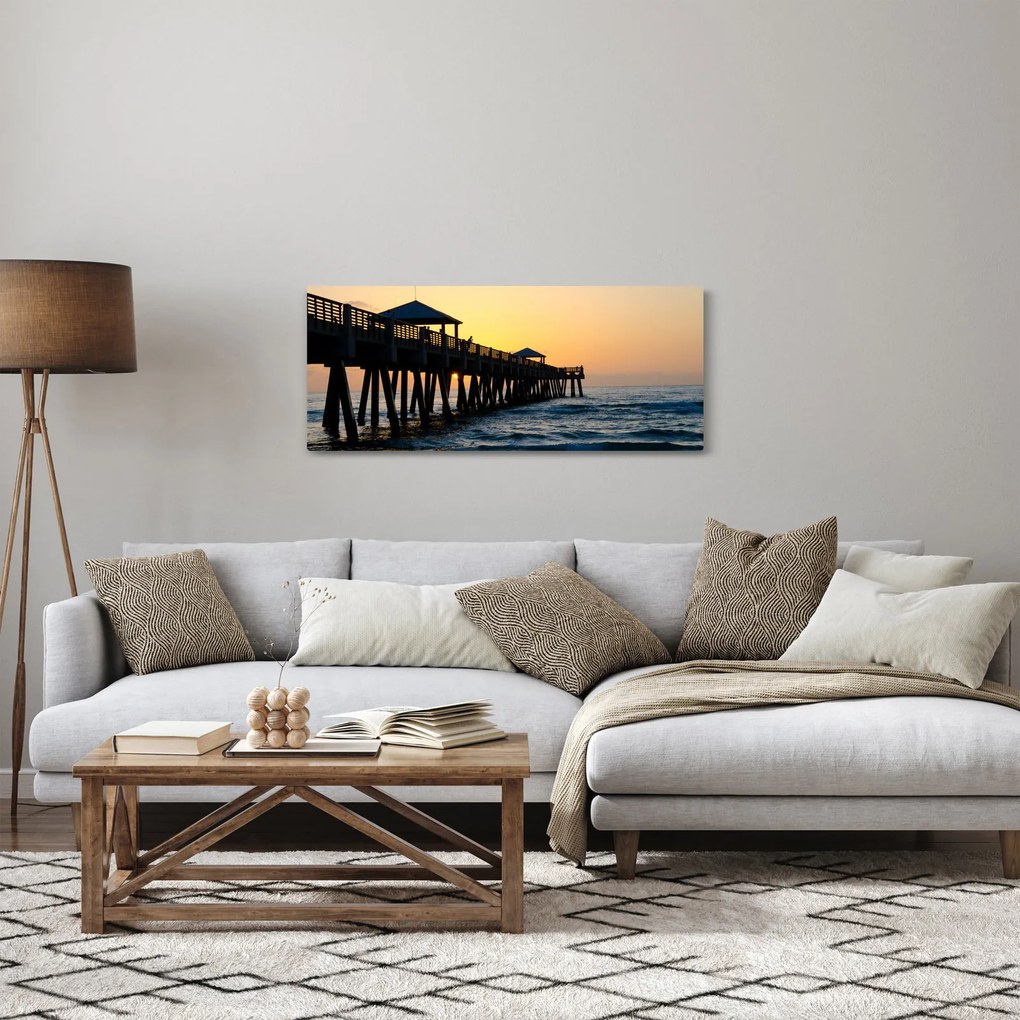 Obraz pláže (120x50 cm)