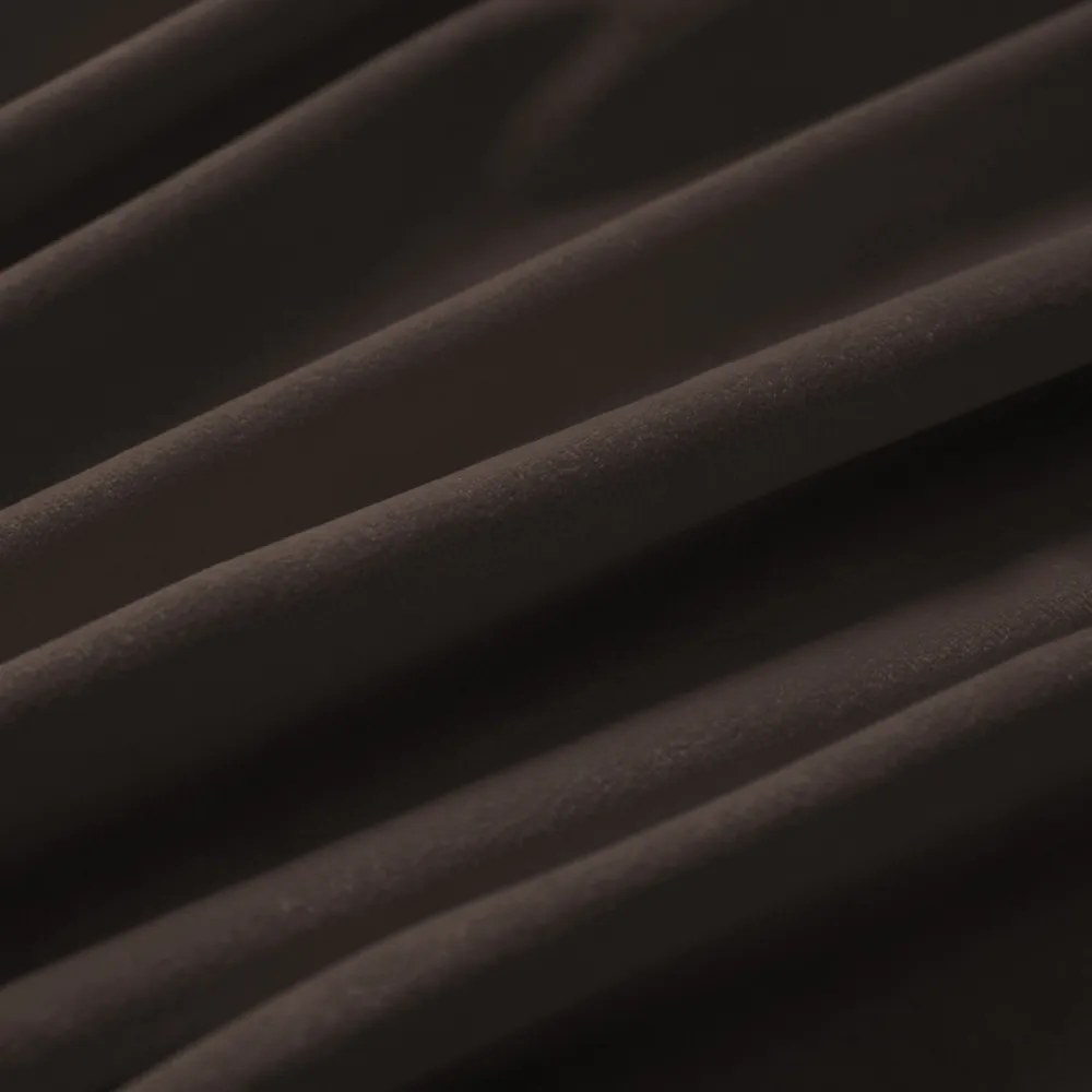 Biante Zamatový štvorcový obrus Velvet Prémium SVP-016 Tmavo hnedý 70x70 cm