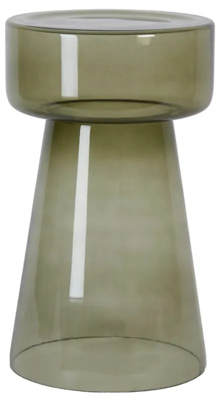 Sklenený okrúhly odkladací stolík ø 30 cm Dakwa – Light &amp; Living