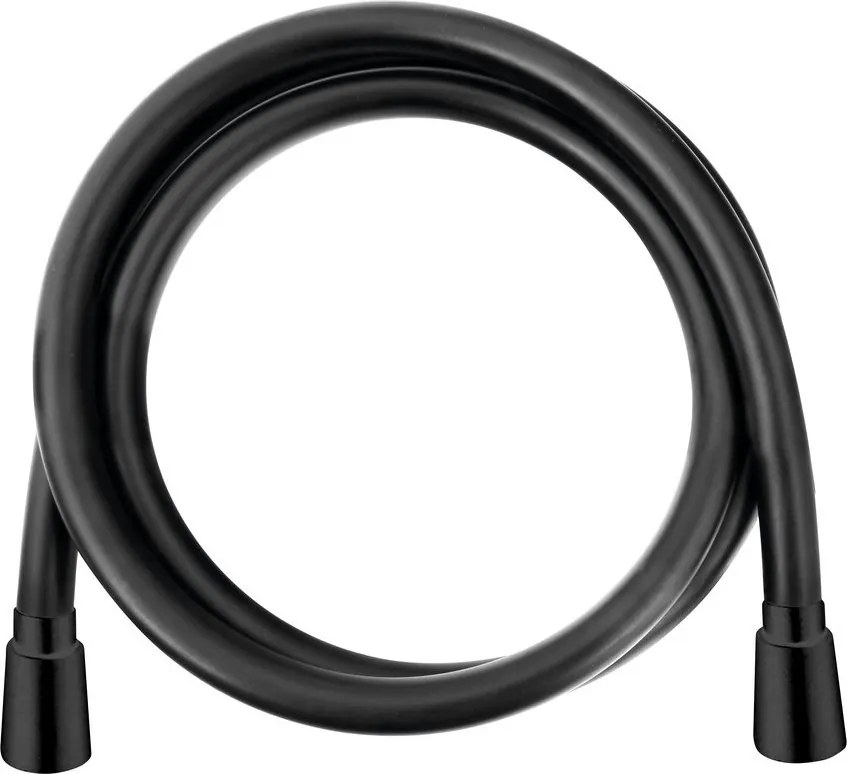 Sapho SOFTFLEX plastová sprchová hadica, 150cm, čierna mat 1208-17