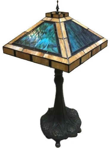 Masívna Tiffany stolná lampa 61*85