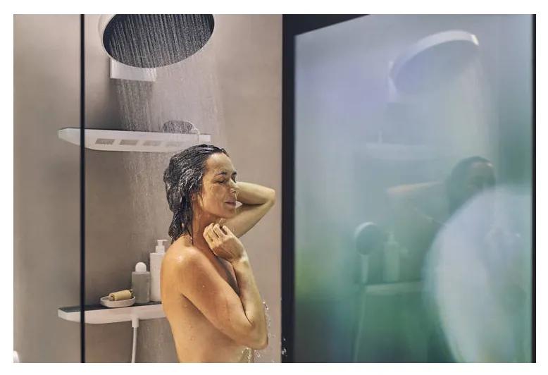 Hansgrohe Rainfinity - Hlavová sprcha 360 1jet s pripojením na stenu, matná biela 26230700