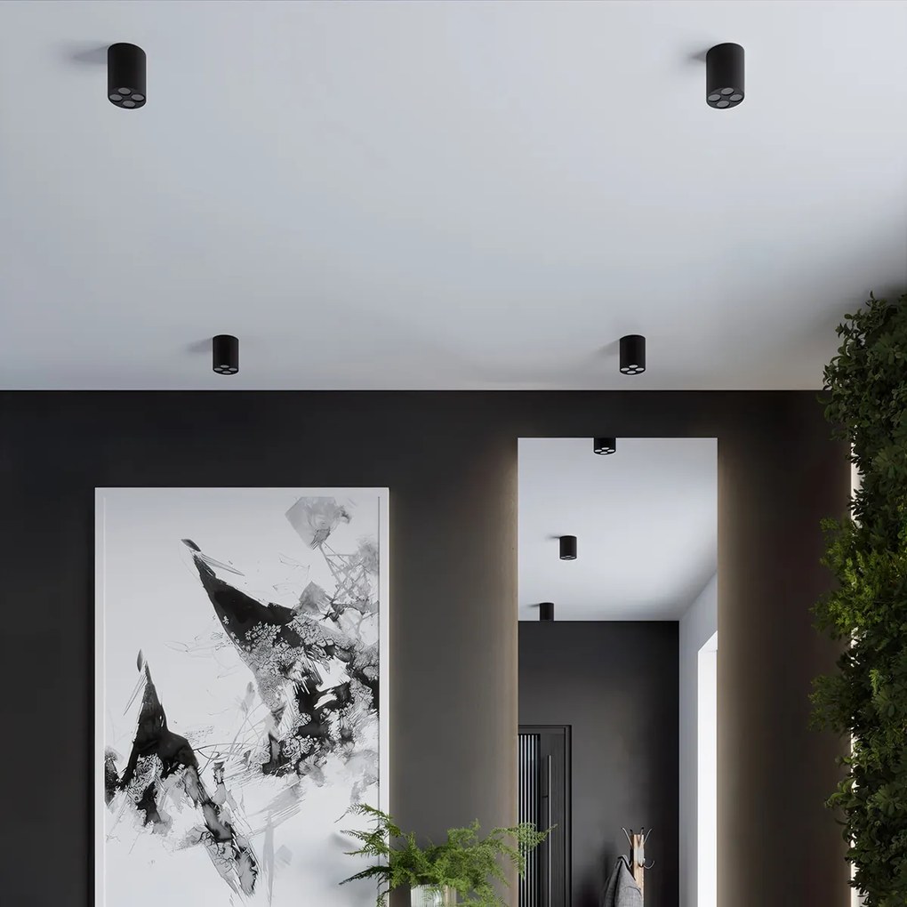 Stropné LED svietidlo Zoe, 4x LED 9w, 4000k, b