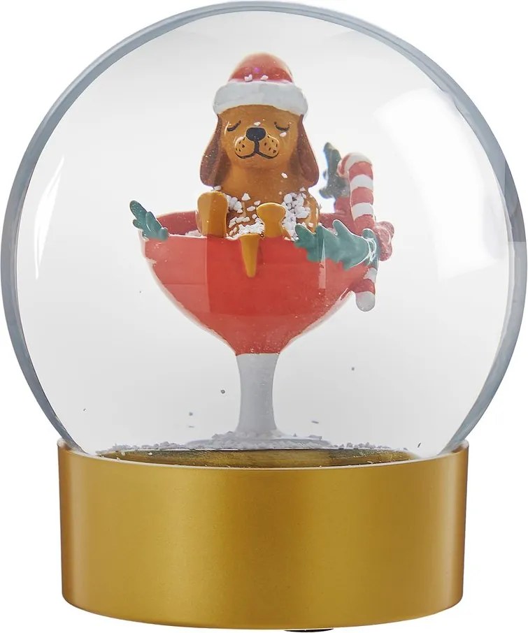 CELEBRATE X-MAS Snehová guľa pes 11 cm