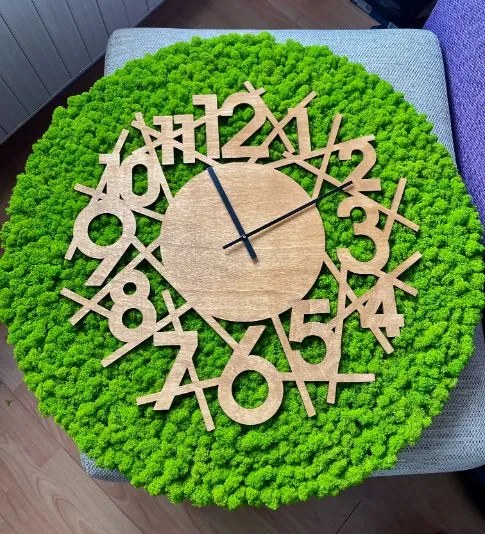 Veľké machové hodiny 80 cm