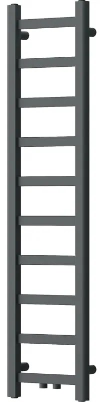 Mexen Bolt, vykurovacie teleso 1200 x 300 mm, 240 W, spodné a stredové, antracitová, W126-1200-300-00-66